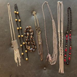 Lot of 7 statement necklaces